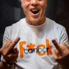 T-shirt "Fuck cancer"